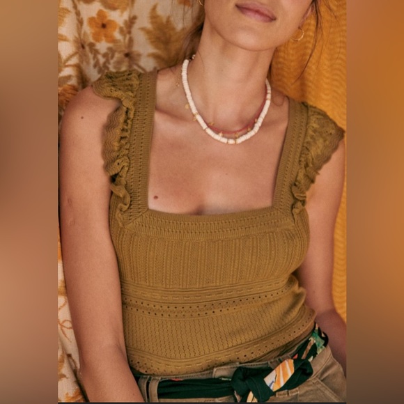 Sezane Faustine Top, Sz S - Picture 1 of 8
